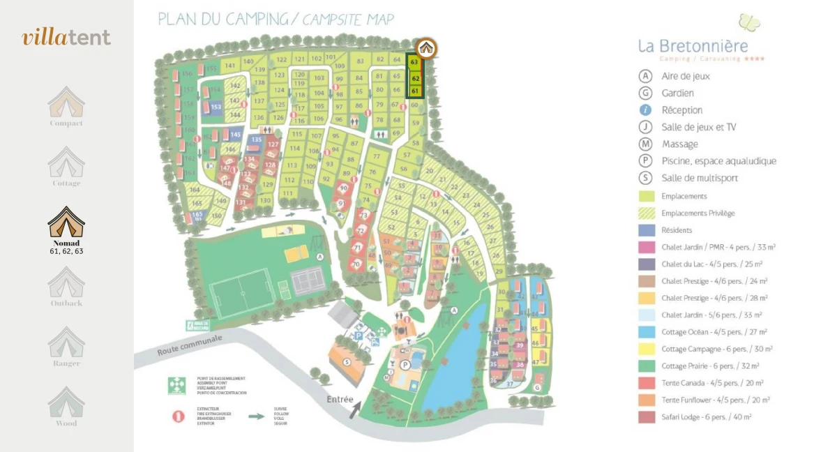 plattegrond-camping-paradis-la-bretonnière-2022