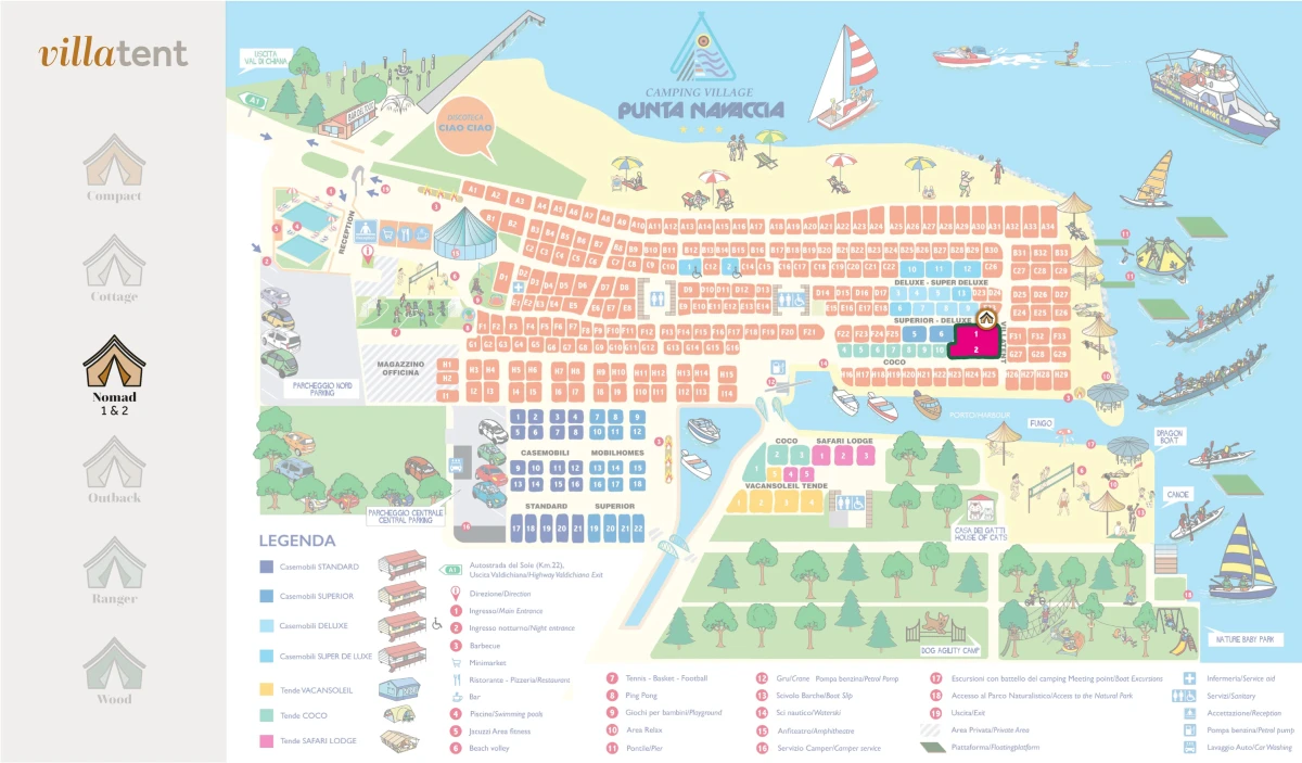 plattegrond-camping-village-punta-navaccia-2023